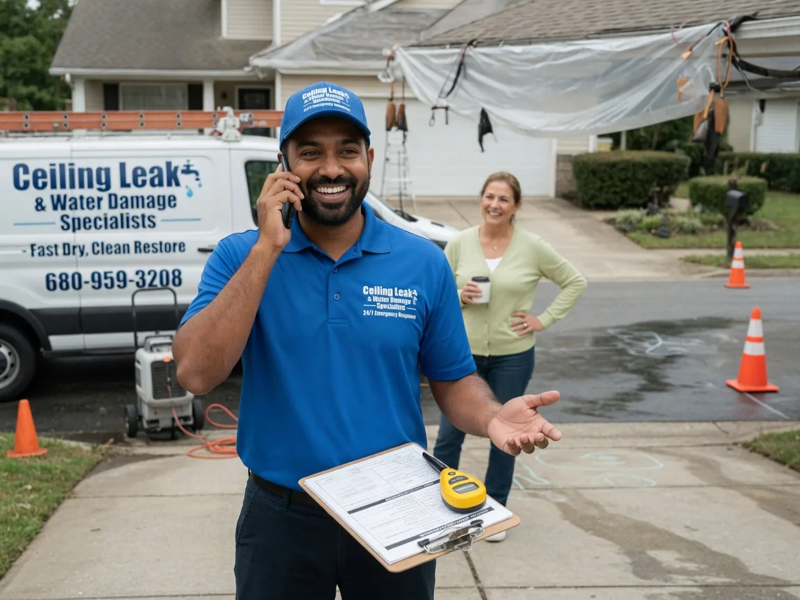 Ceiling Leak Cleanup Beachwood, NJ FAQs